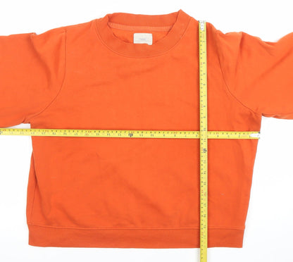 Womens UK Size 8 NEXT Orange Pullover Sweatshirt