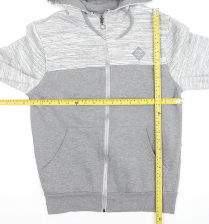 Primark Men's Grey Full Zip Hoodie XS Regular Fit