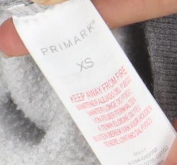 Primark Men's Grey Full Zip Hoodie XS Regular Fit