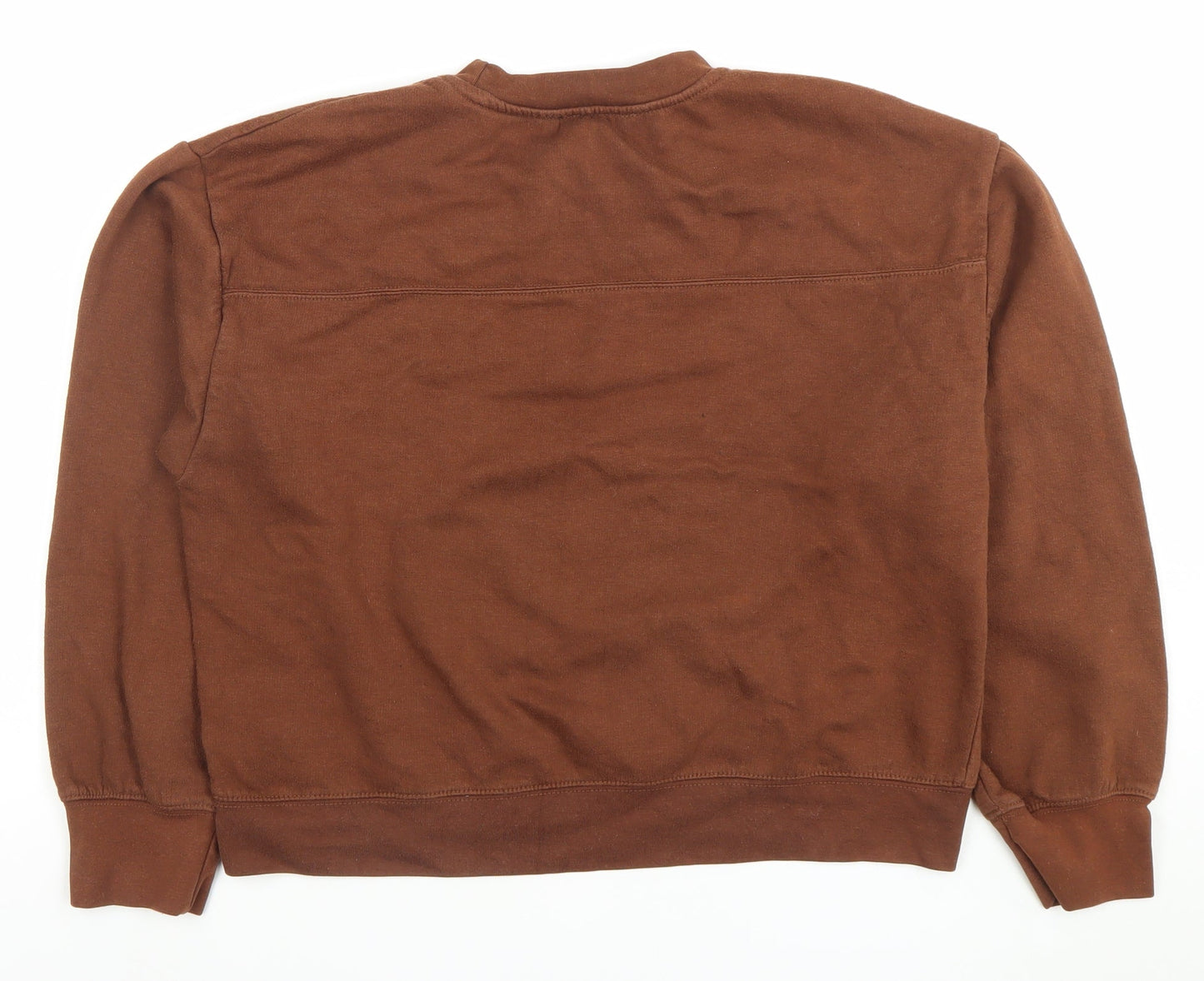 Womens UK Size L Zara Brown Pullover Sweatshirt