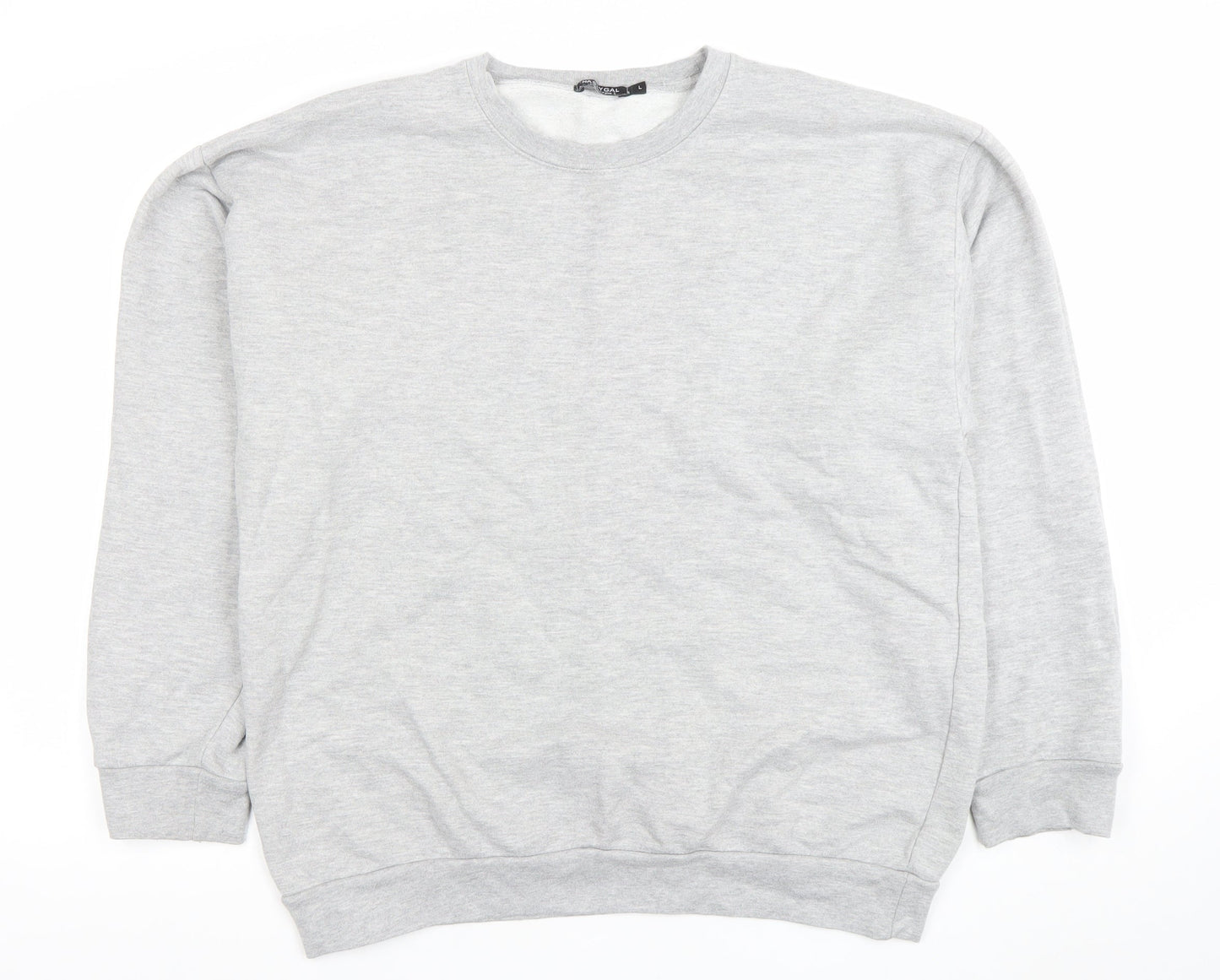 Womens UK Size XL Nasty Gal Grey Pullover Sweatshirt