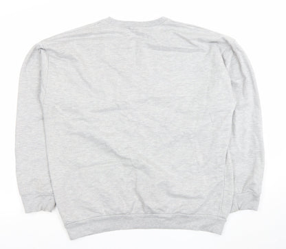 Womens UK Size XL Nasty Gal Grey Pullover Sweatshirt