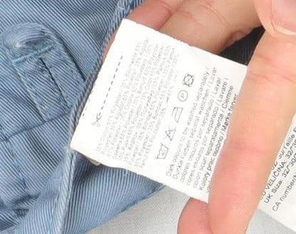 Jack & Jones Men's Blue Slim Straight Jeans Size 33x32 Cotton Denim