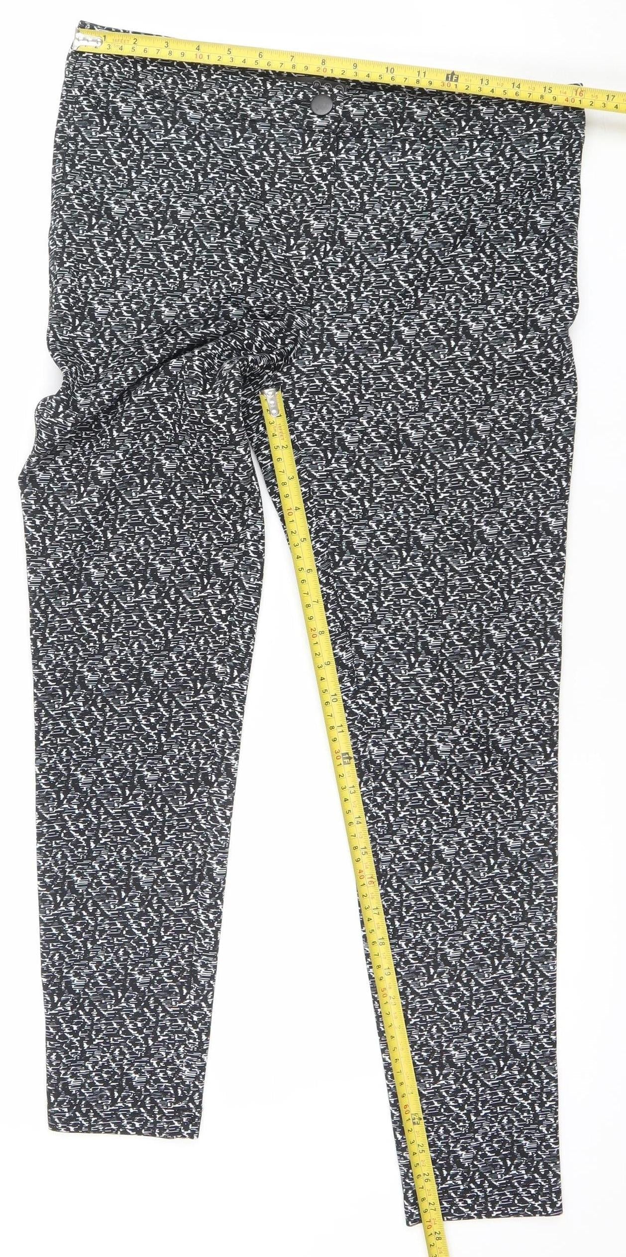 Womens UK Size 12 Atmosphere Slim Fit Leggings Black Leggings