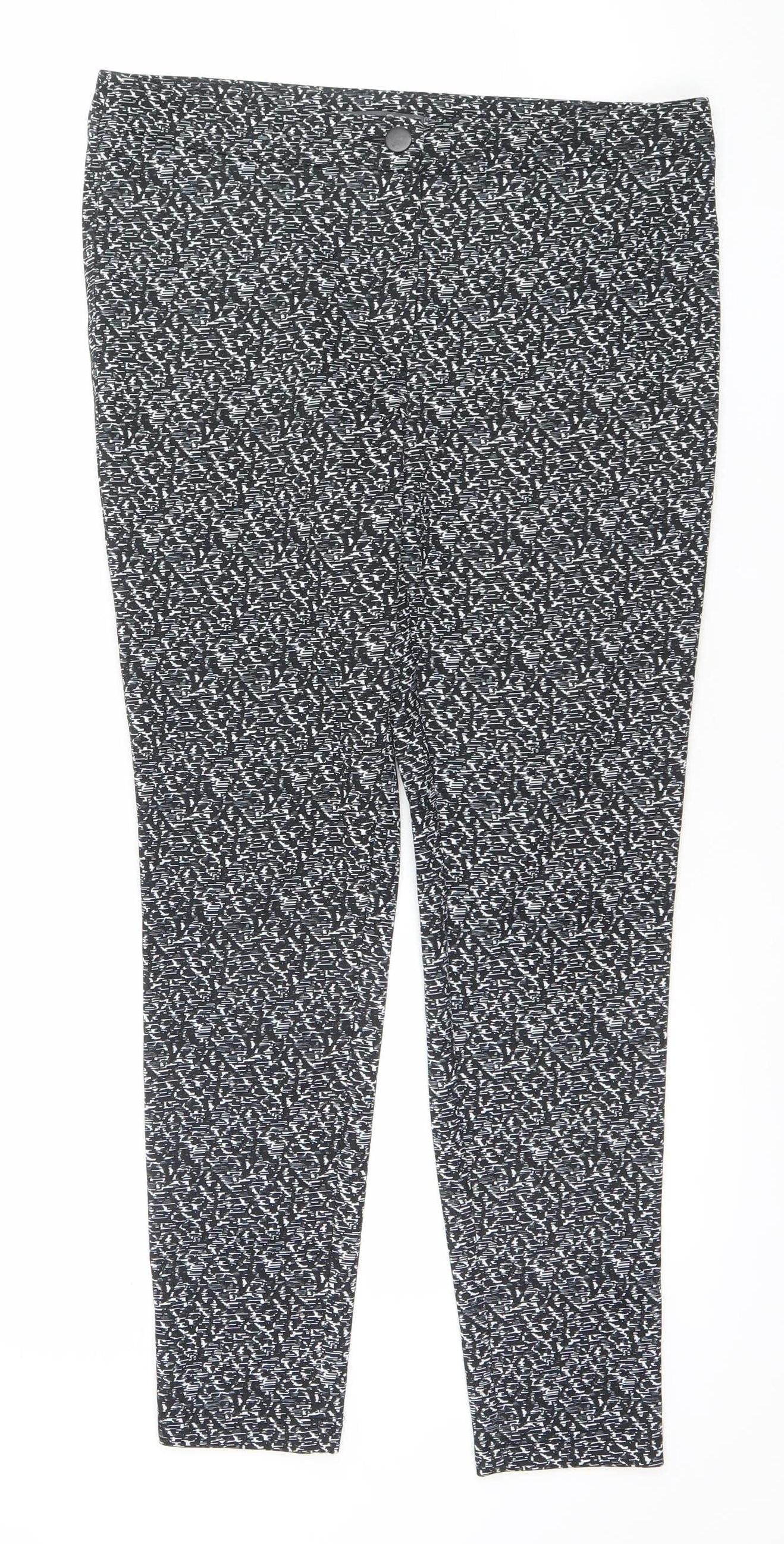 Womens UK Size 12 Atmosphere Slim Fit Leggings Black Leggings