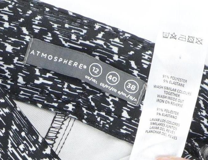 Womens UK Size 12 Atmosphere Slim Fit Leggings Black Leggings
