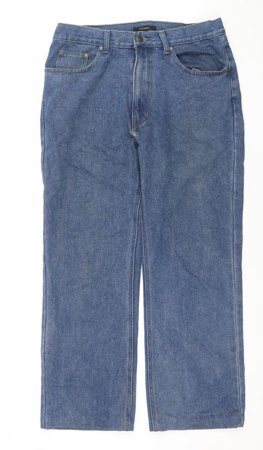 Mens UK Size M Dunnes Regular Fit Straight Blue Jeans
