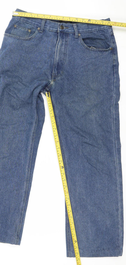 Mens UK Size M Dunnes Regular Fit Straight Blue Jeans