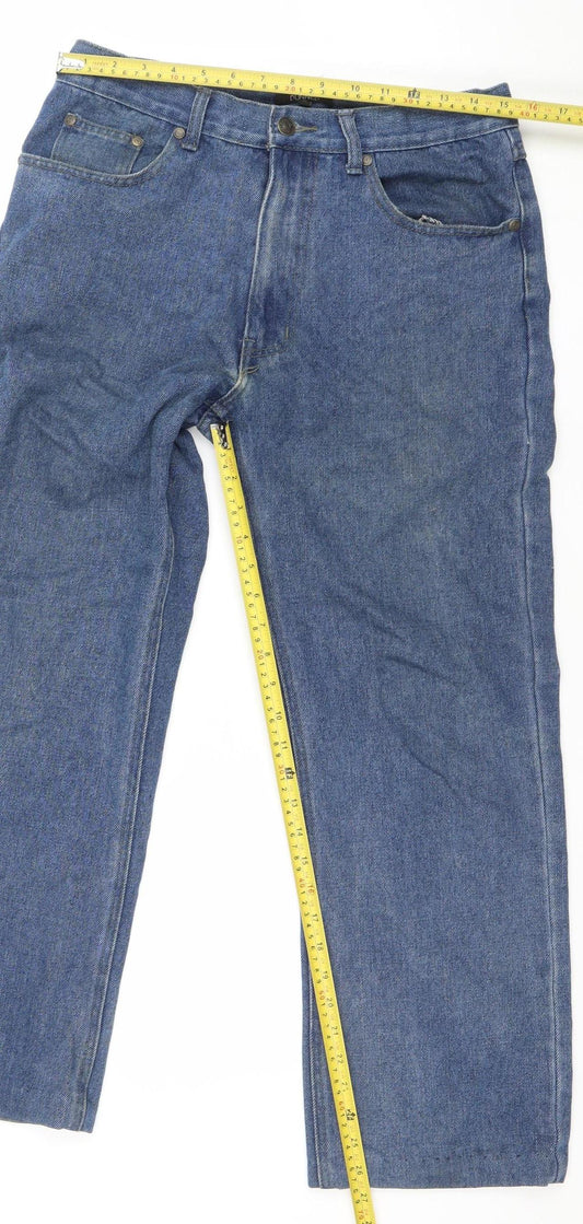 Mens UK Size M Dunnes Regular Fit Straight Blue Jeans