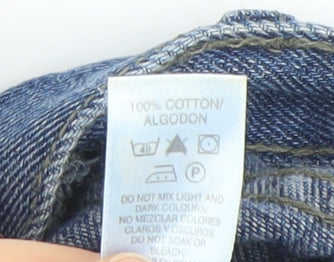 Mens UK Size M Dunnes Regular Fit Straight Blue Jeans