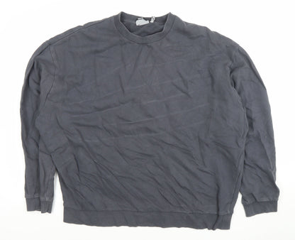 Mens UK Size L ASOS Grey Pullover Sweatshirt