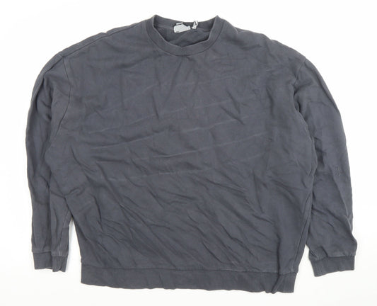Mens UK Size L ASOS Grey Pullover Sweatshirt