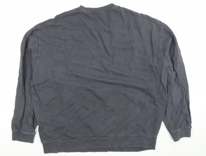 Mens UK Size L ASOS Grey Pullover Sweatshirt