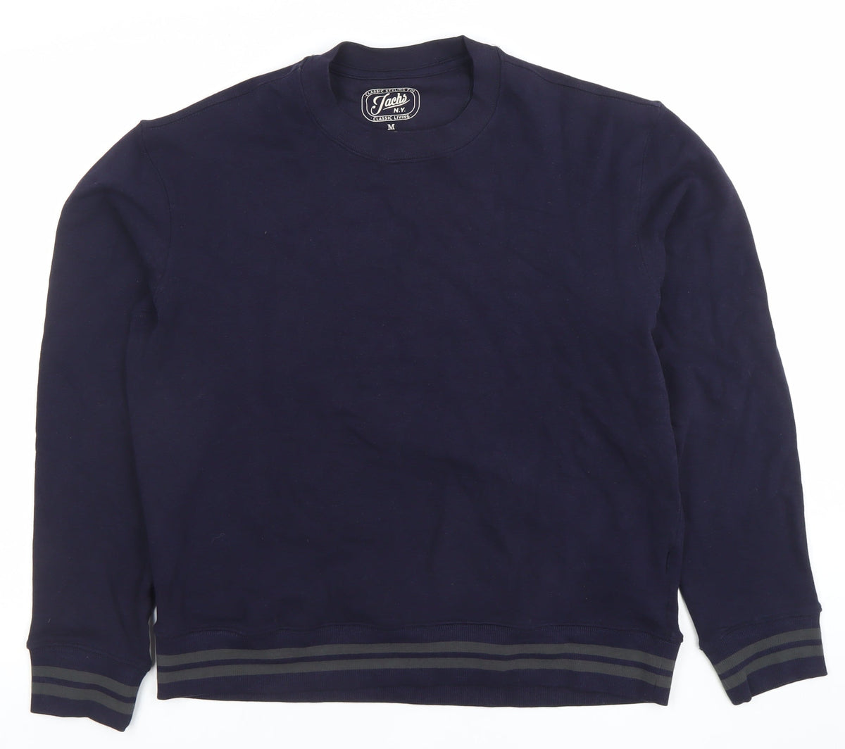 Mens UK Size M JACHS Blue Pullover Sweatshirt
