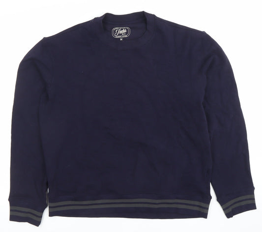 Mens UK Size M JACHS Blue Pullover Sweatshirt