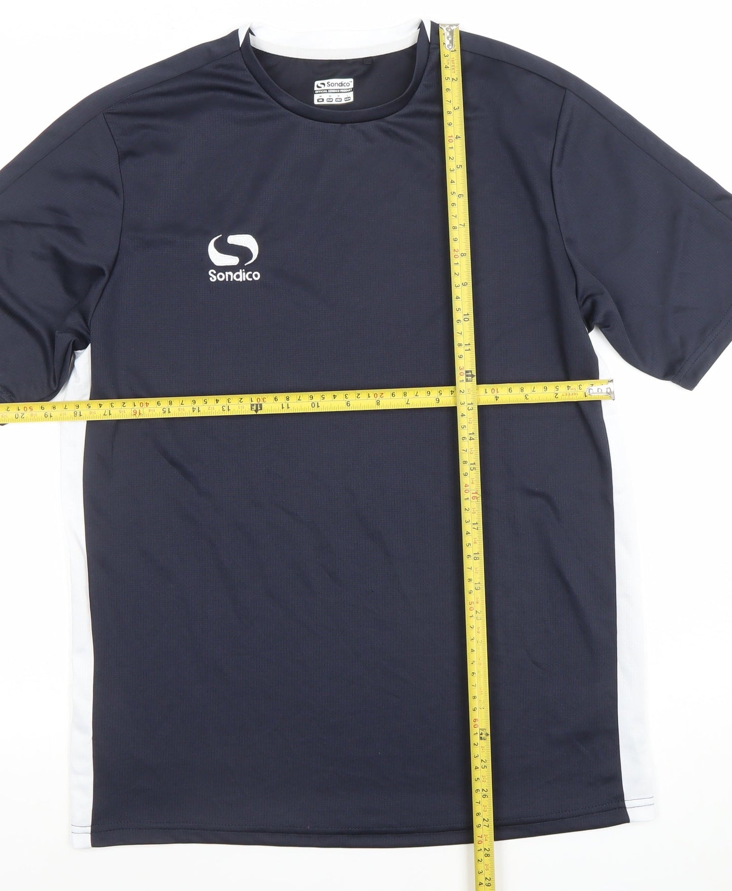 Sondico Men's Navy Blue Polyester Sports T-Shirt M Athletic Fit