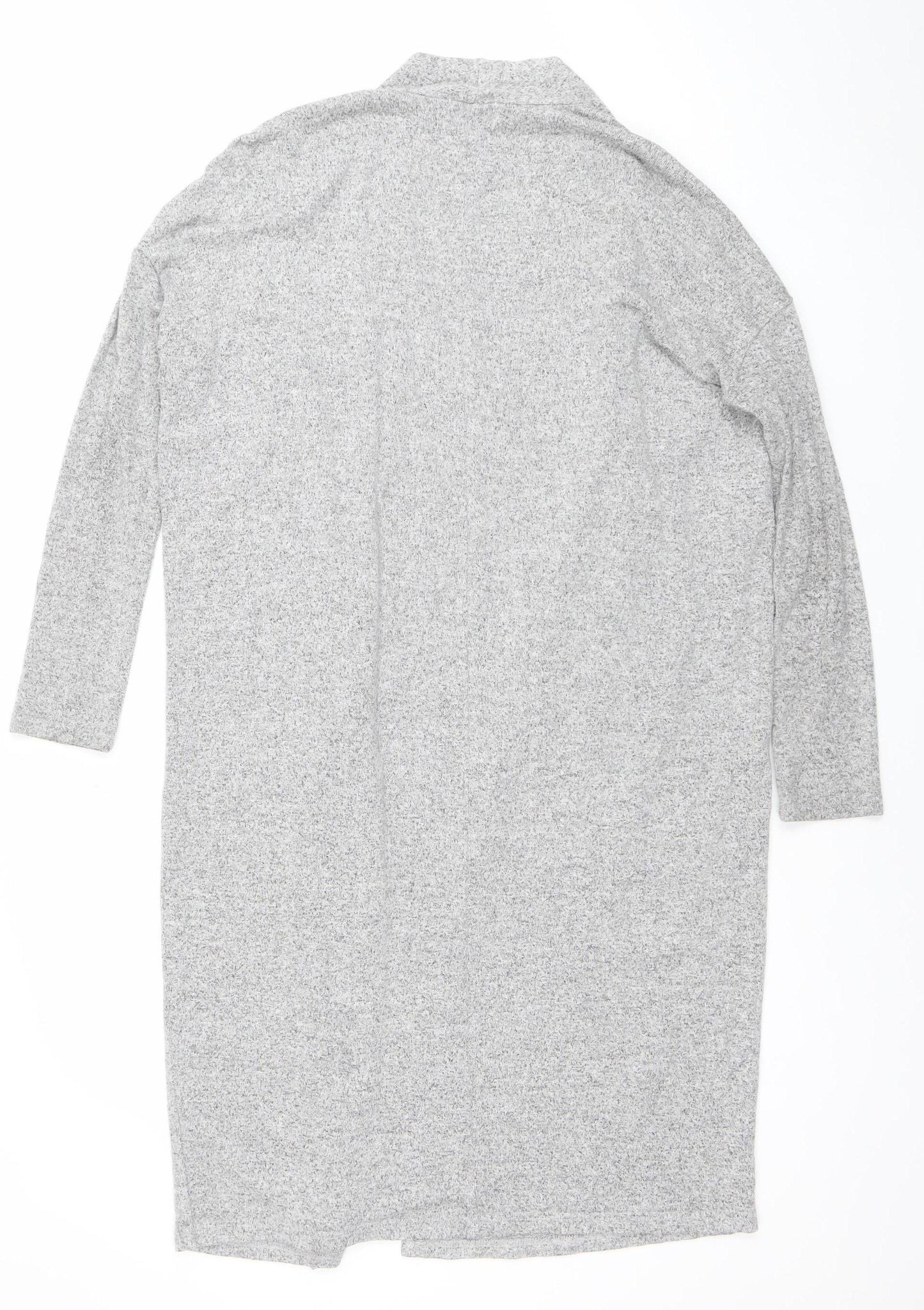 Womens UK Size 10 Apricot Grey Cardigan Jumper
