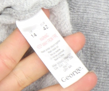 George Women’s Grey Polka Dot Pudsey Power Hoodie Size 14