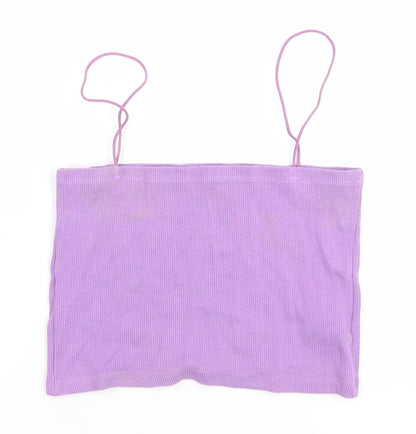 Womens UK Size L Zara Purple Camisole Tank