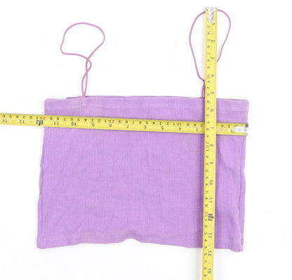 Womens UK Size L Zara Purple Camisole Tank
