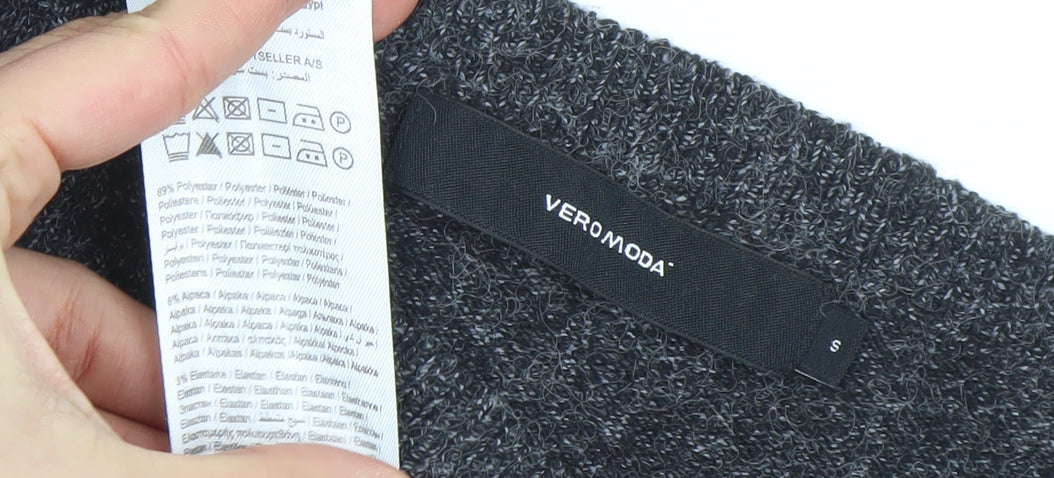 Womens UK Size S VERO MODA Grey Pullover Jumper