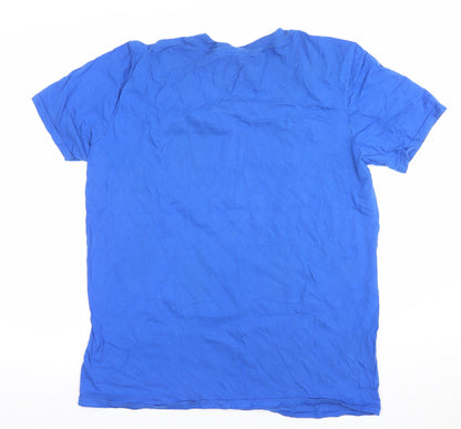 Mens UK Size L Chelsea Football Club Blue  T-Shirt