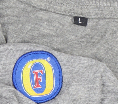 Mens UK Size L Unknown Grey  T-Shirt