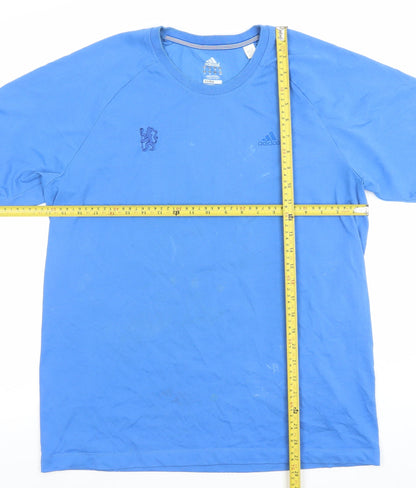 Adidas Men's Blue Clima365 Performance T-Shirt Size L