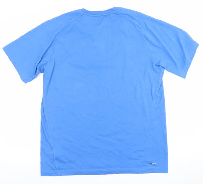 Adidas Men's Blue Clima365 Performance T-Shirt Size L