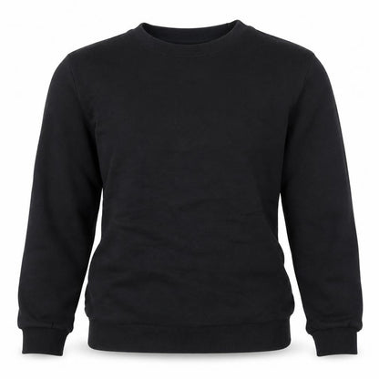 H&M Girls Black Cotton Blend Crew Neck Pullover Sweatshirt 14 Years