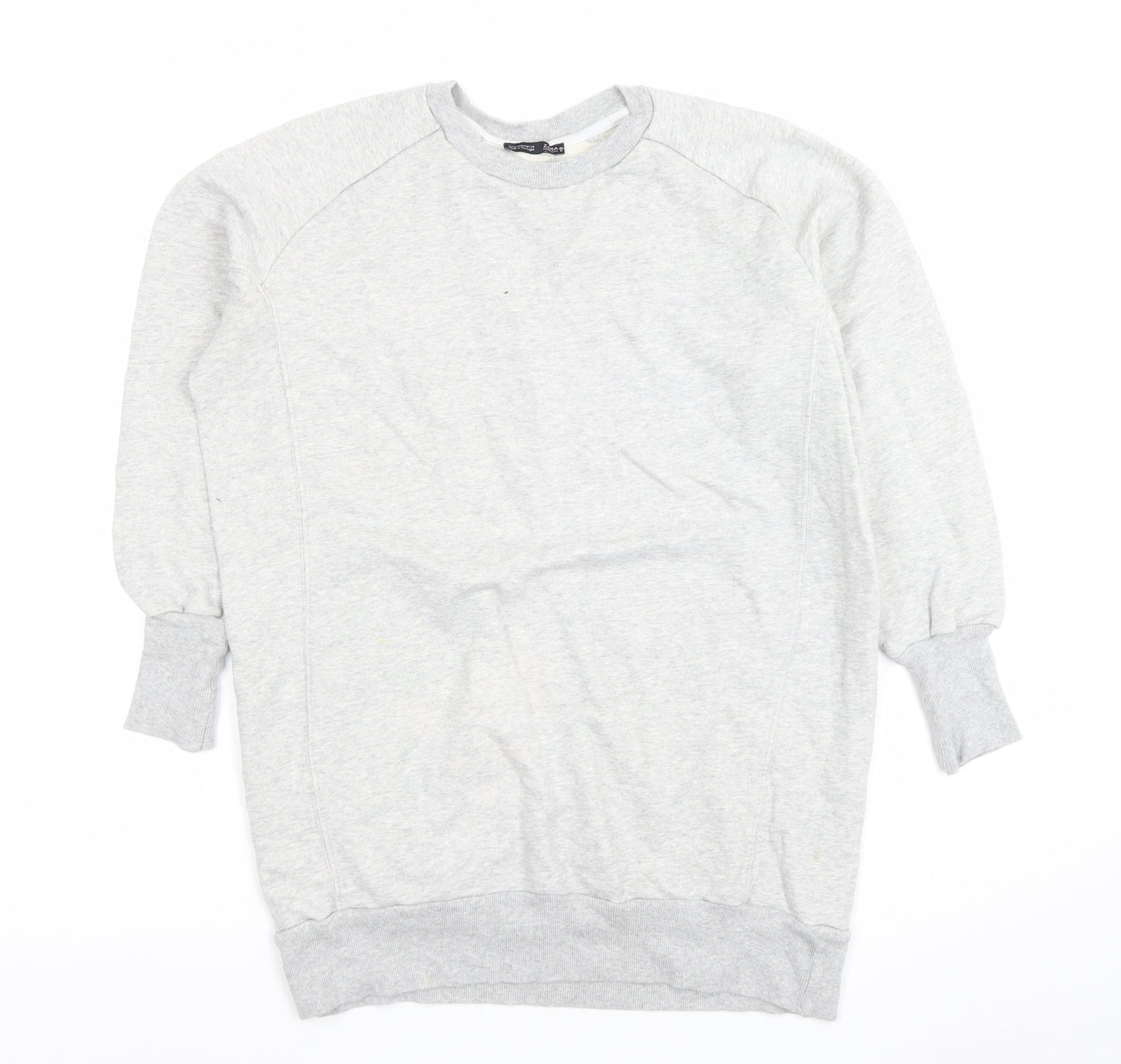 Womens UK Size 8 Zara Grey Pullover Sweatshirt