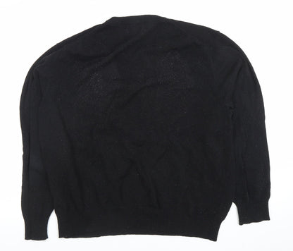 U.S. Polo Assn. Men's Black XL Crew Neck Pullover Jumper
