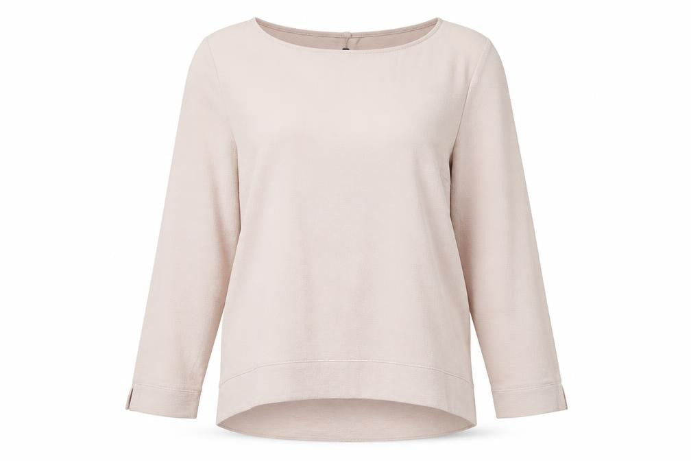 Womens UK Size S Gallery Beige Basic Blouse