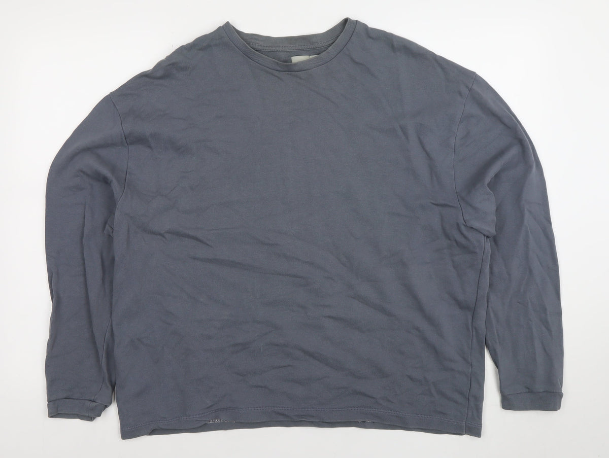 Mens UK Size M ASOS Blue Pullover Sweatshirt
