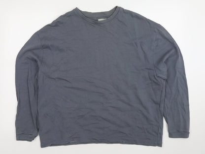 Mens UK Size M ASOS Blue Pullover Sweatshirt