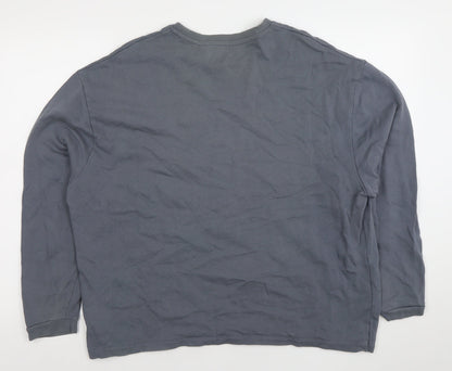 Mens UK Size M ASOS Blue Pullover Sweatshirt
