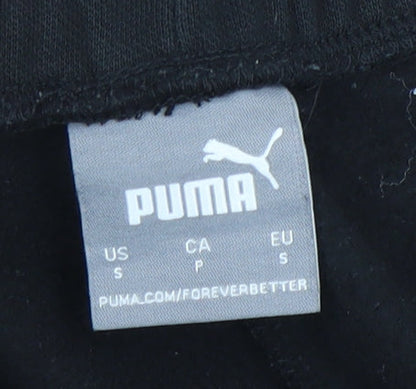 Puma Mens Black Small Jogger Tapered Sweatpants Activewear Trousers