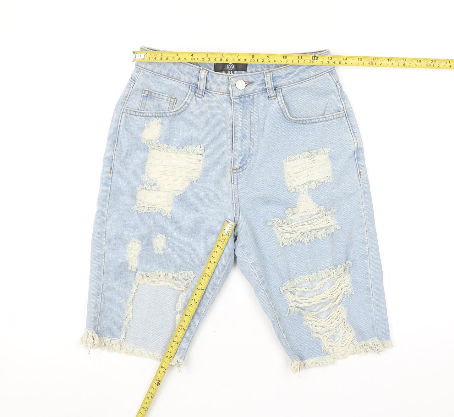 Womens UK Size 8 Motel Regular Fit Bermuda Shorts
