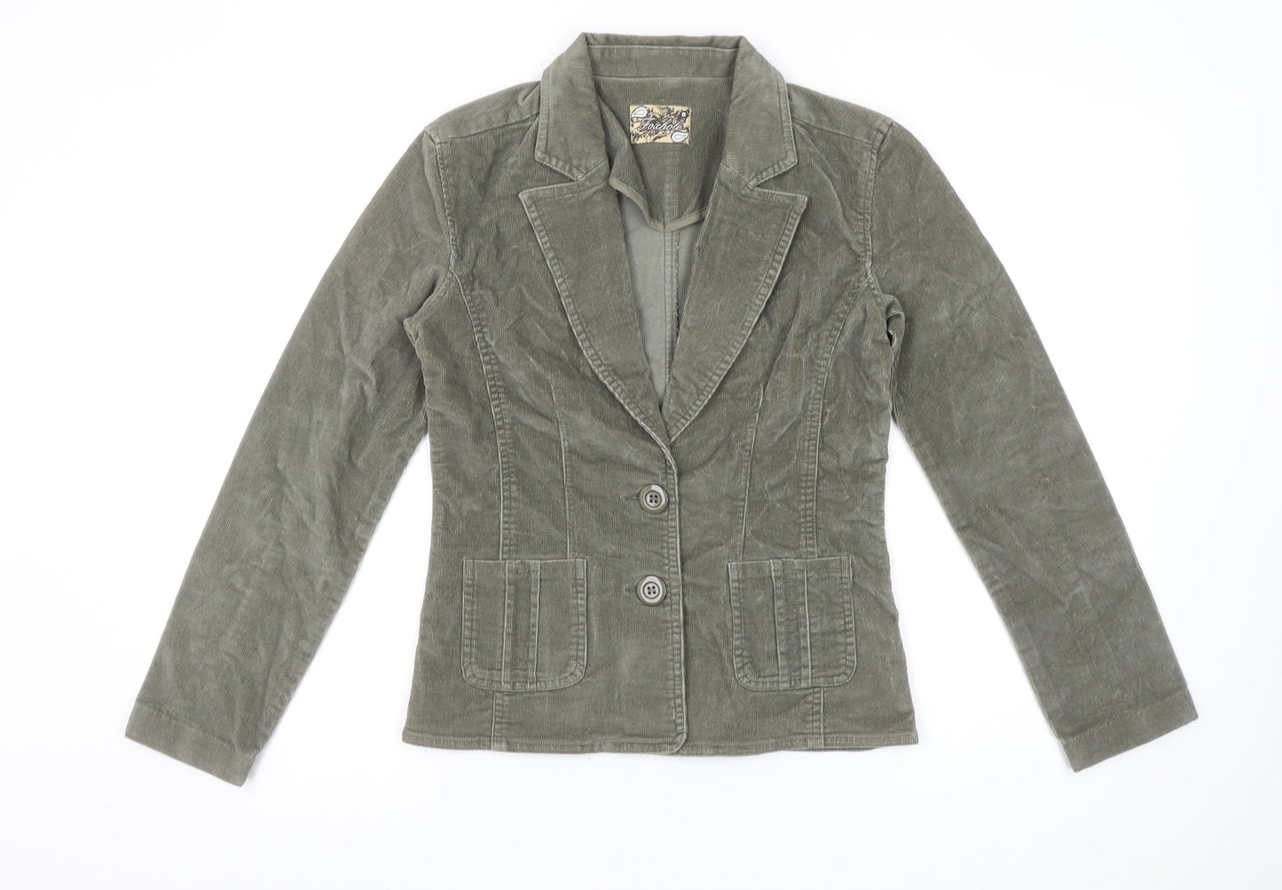 Womens UK Size 8 Foxhole Regular Beige Blazer