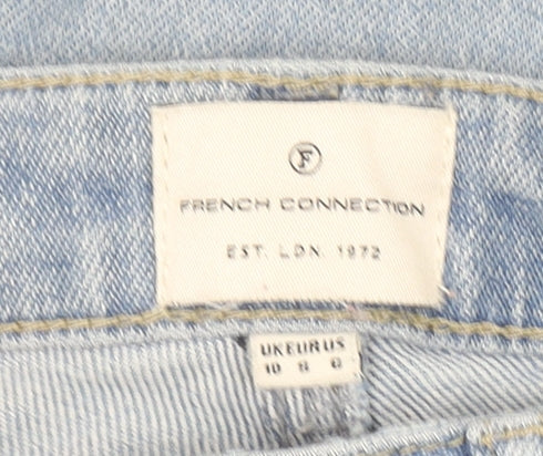 French Connection Women's Blue Straight Leg Denim Jeans Size 10
