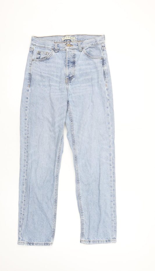Denim Co. Women's Blue High Rise Straight Jeans Size 4