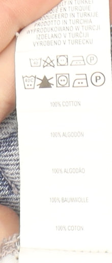 Denim Co. Women's Blue High Rise Straight Jeans Size 4