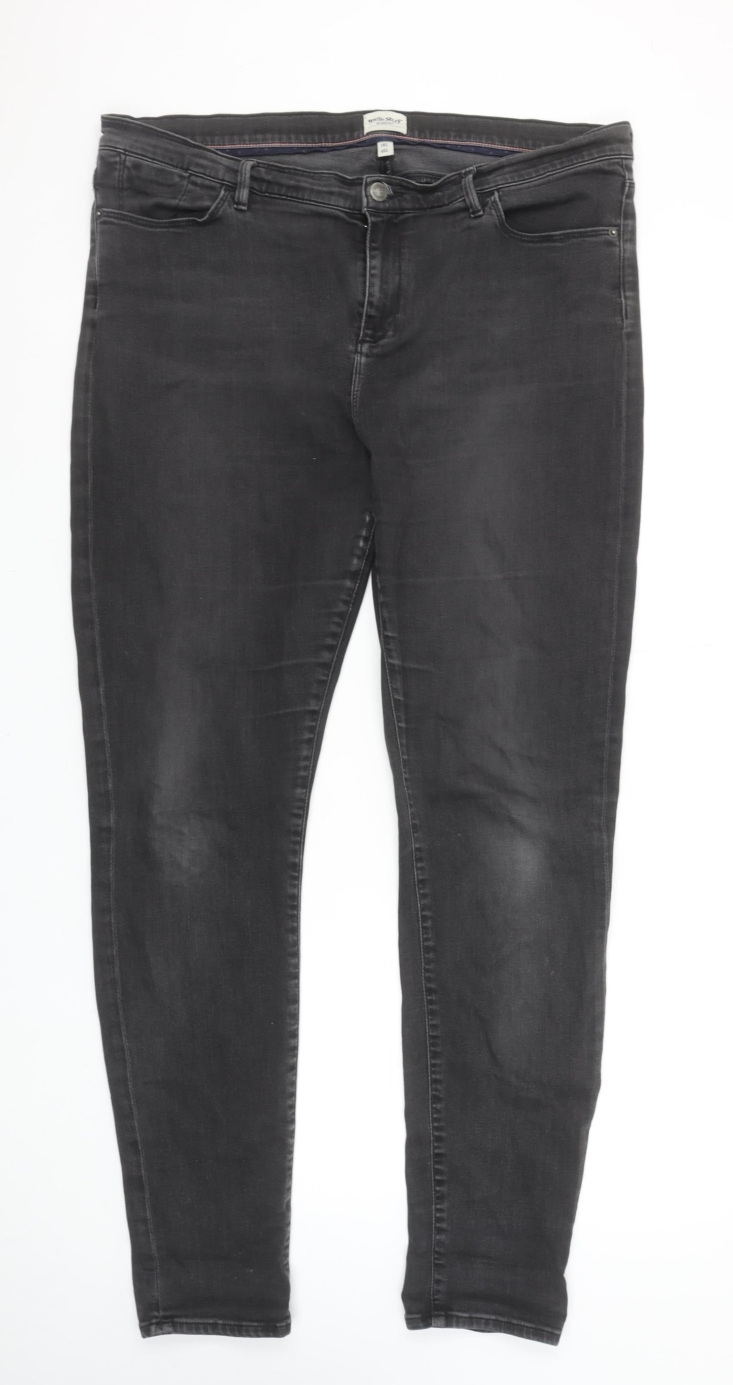Womens UK Size 18L White Stuff Slim Fit Skinny Black Jeans