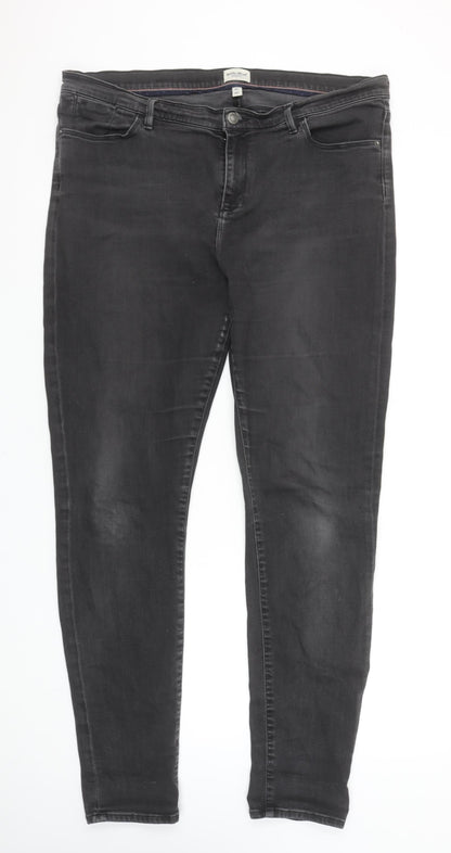 Womens UK Size 18L White Stuff Slim Fit Skinny Black Jeans