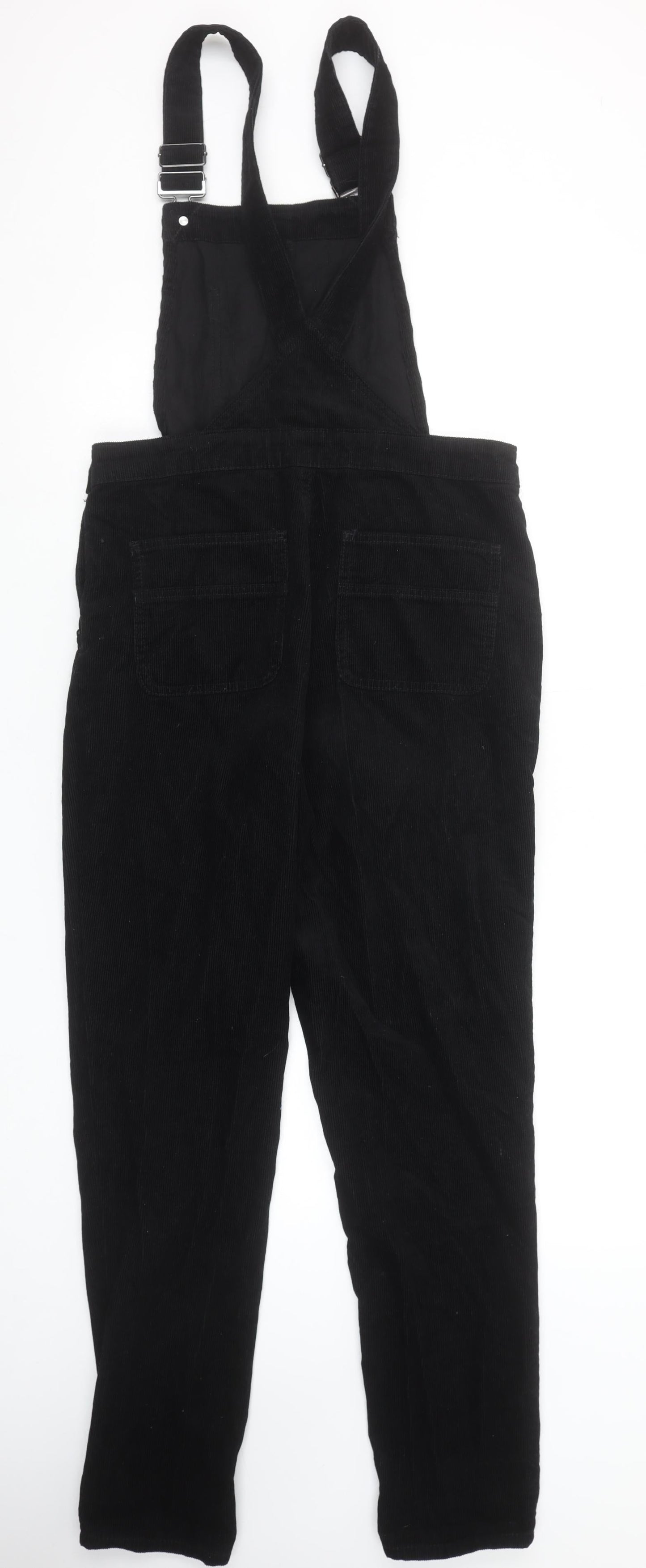 Womens UK Size 8 TU One-Piece Black Dungaree
