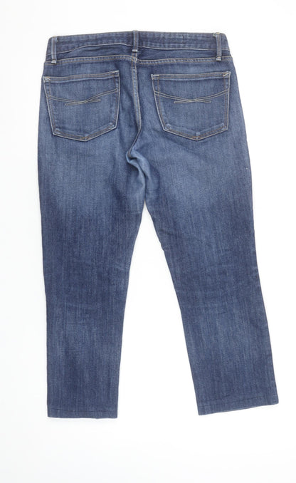 Gap 1969 Women's Dark Blue Straight Jeans Size 10 Regular Fit