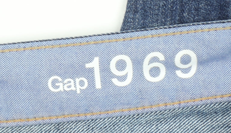 Gap 1969 Women's Dark Blue Straight Jeans Size 10 Regular Fit