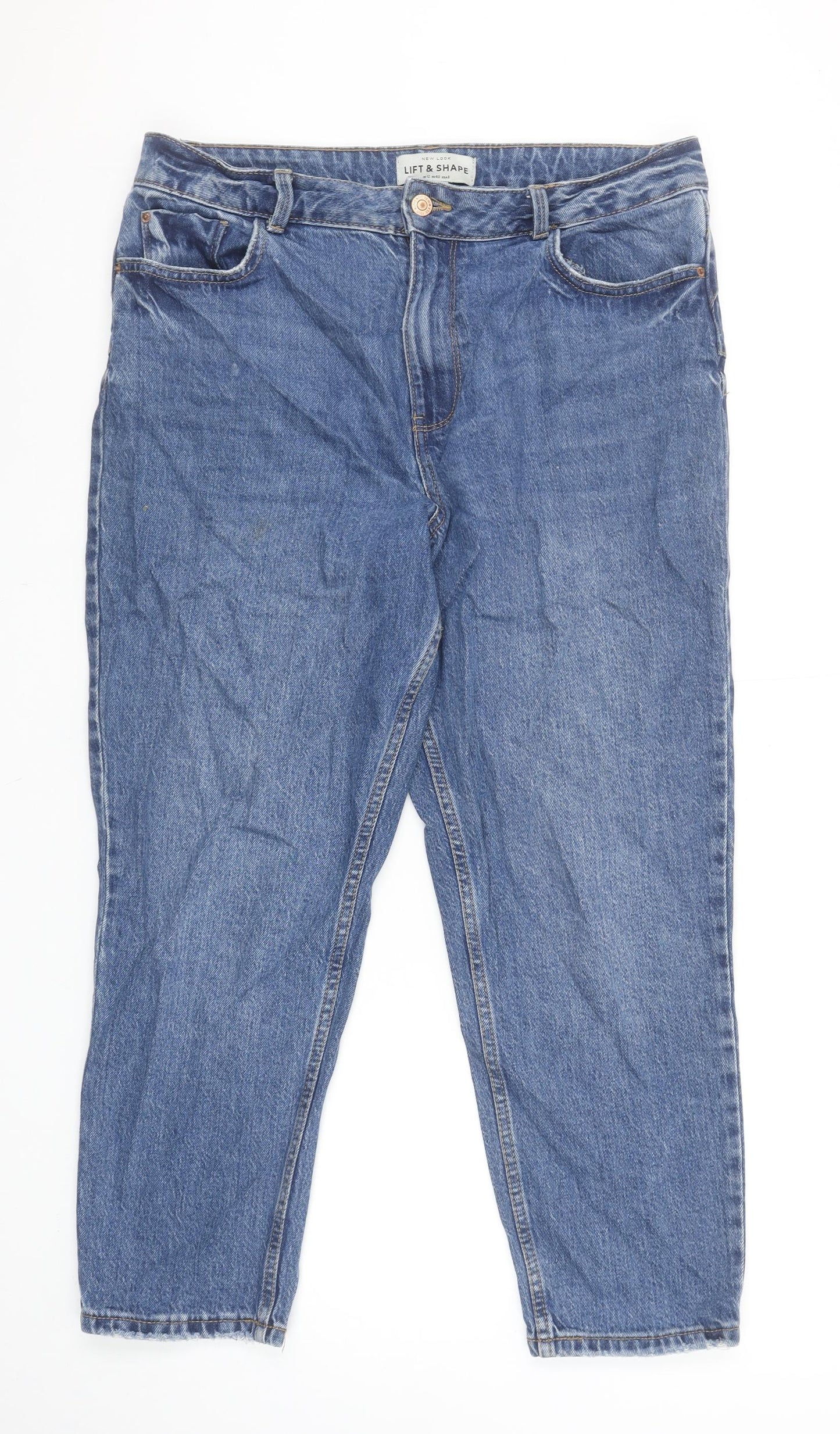 New Look Women’s Blue Lift & Shape High Rise Slim Jeans UK 12