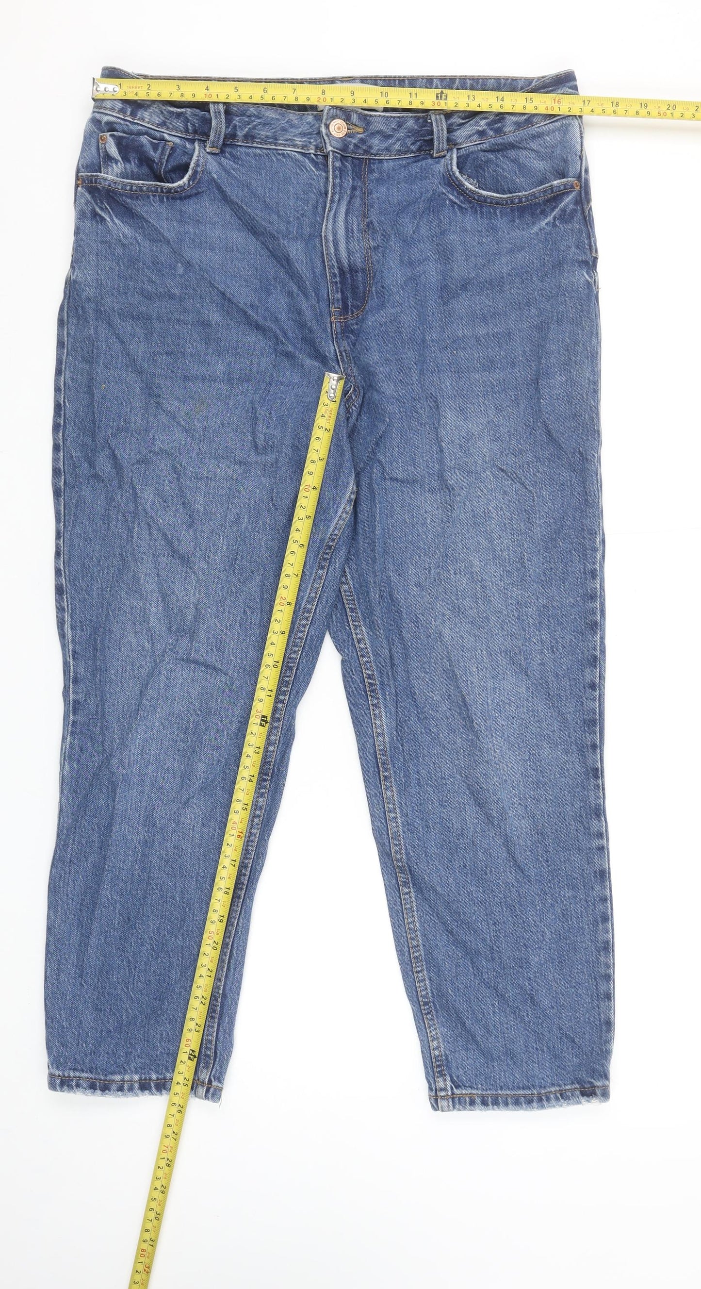 New Look Women’s Blue Lift & Shape High Rise Slim Jeans UK 12