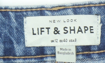 New Look Women’s Blue Lift & Shape High Rise Slim Jeans UK 12